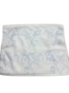 Love shack fancy 100% organic cotton thick decorative towel coquette floral bow